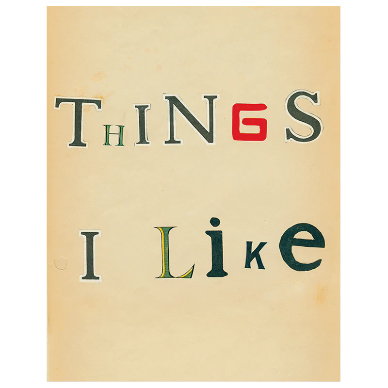 Things I Like (p 8)