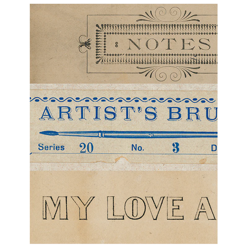 Notes / Artist's Brushes / My Love / Eiffel Tower (p 89)