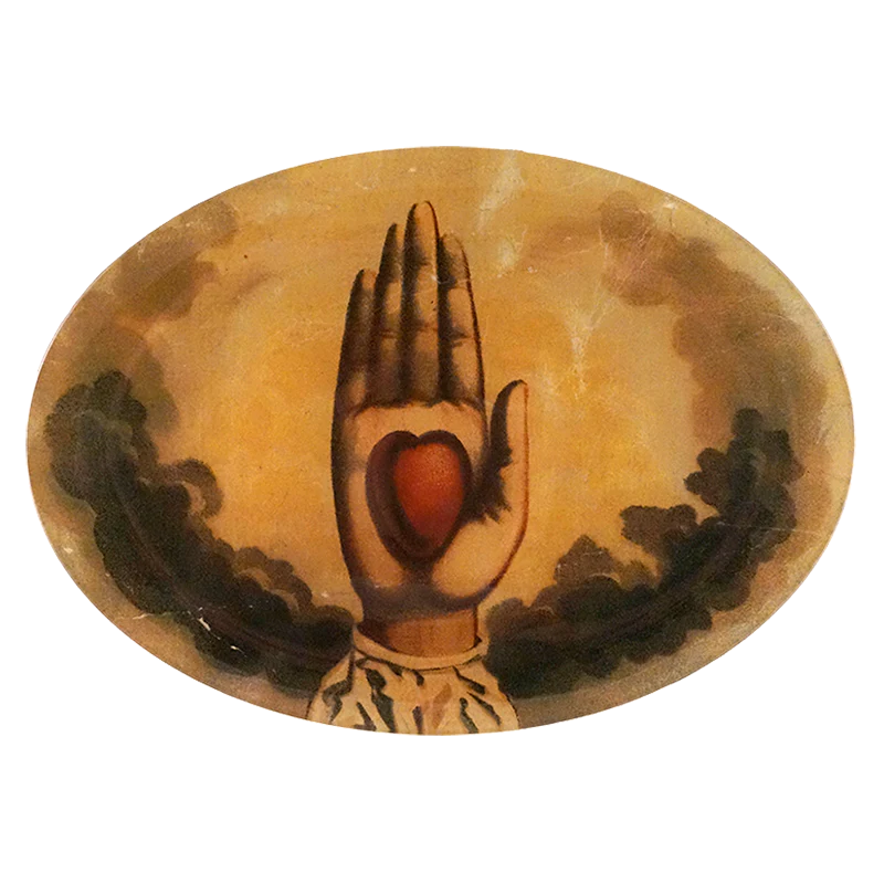 Iconic Painted Heart & Hand