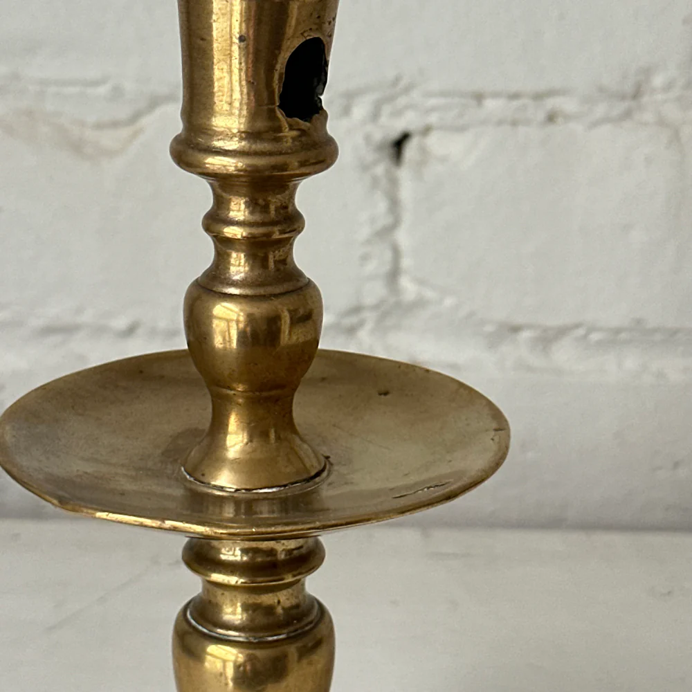 17th-century Heemskerk Brass Candlestick - Image 3