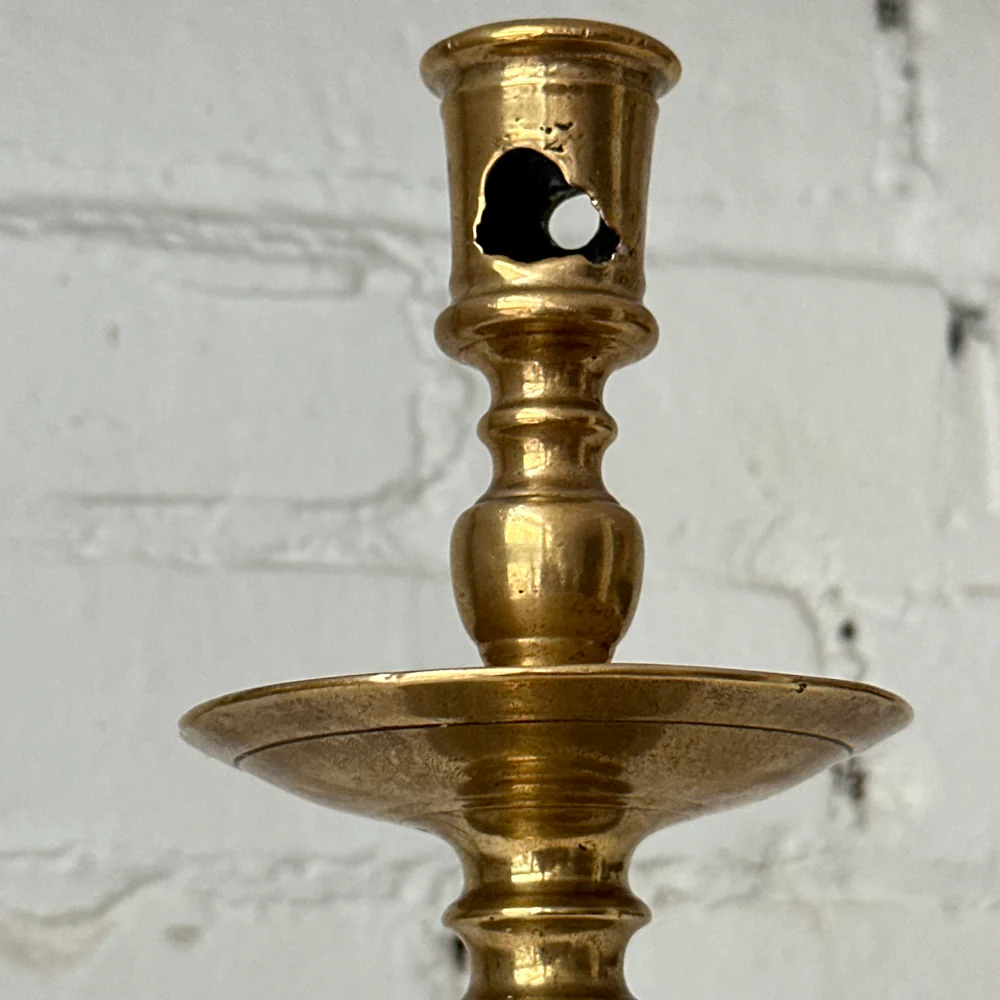 17th-century Heemskerk Brass Candlestick - Image 4