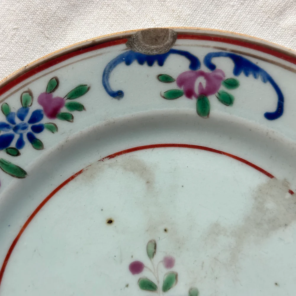 19th-century Porcelain Chinese Export Small Plate - Image 3