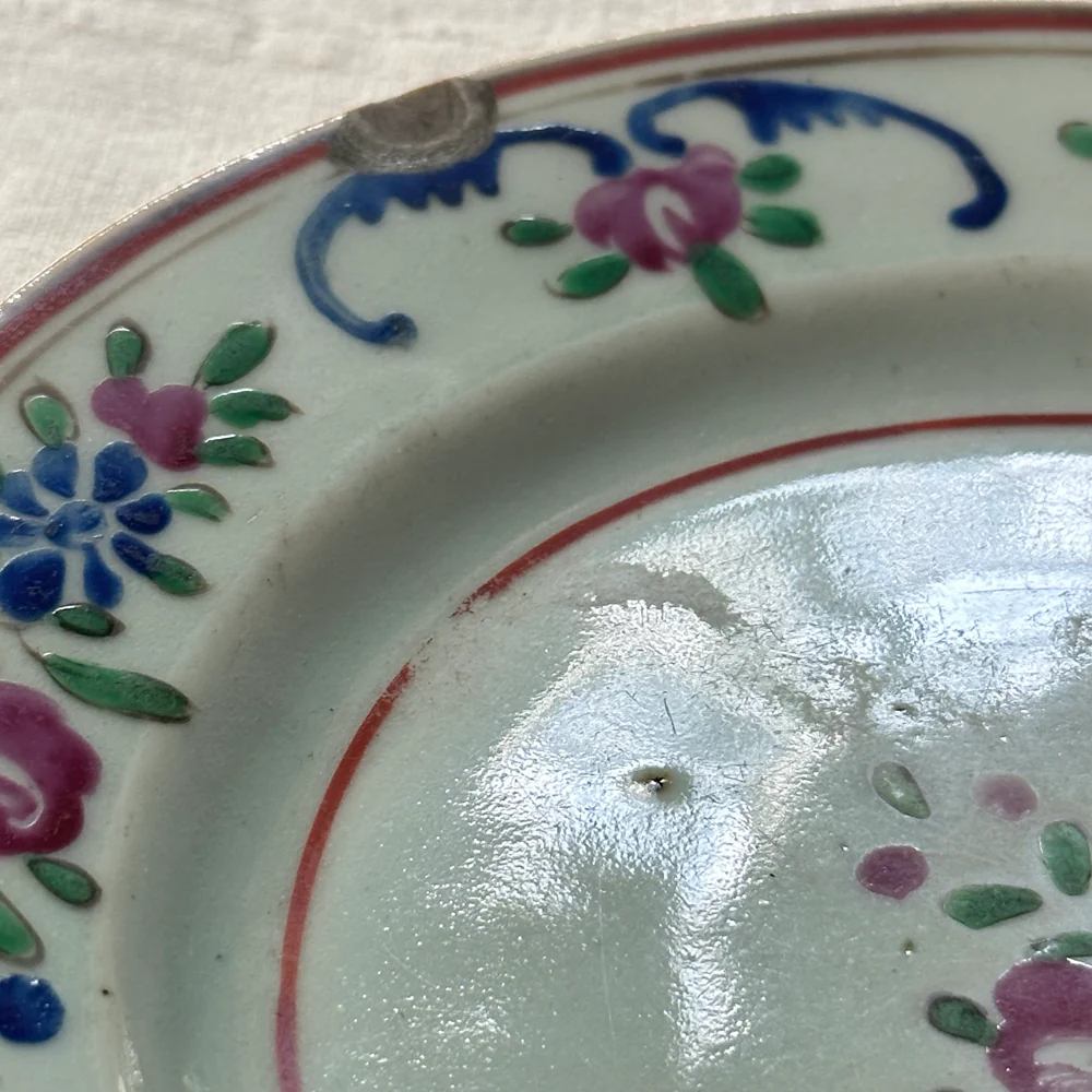 19th-century Porcelain Chinese Export Small Plate - Image 4