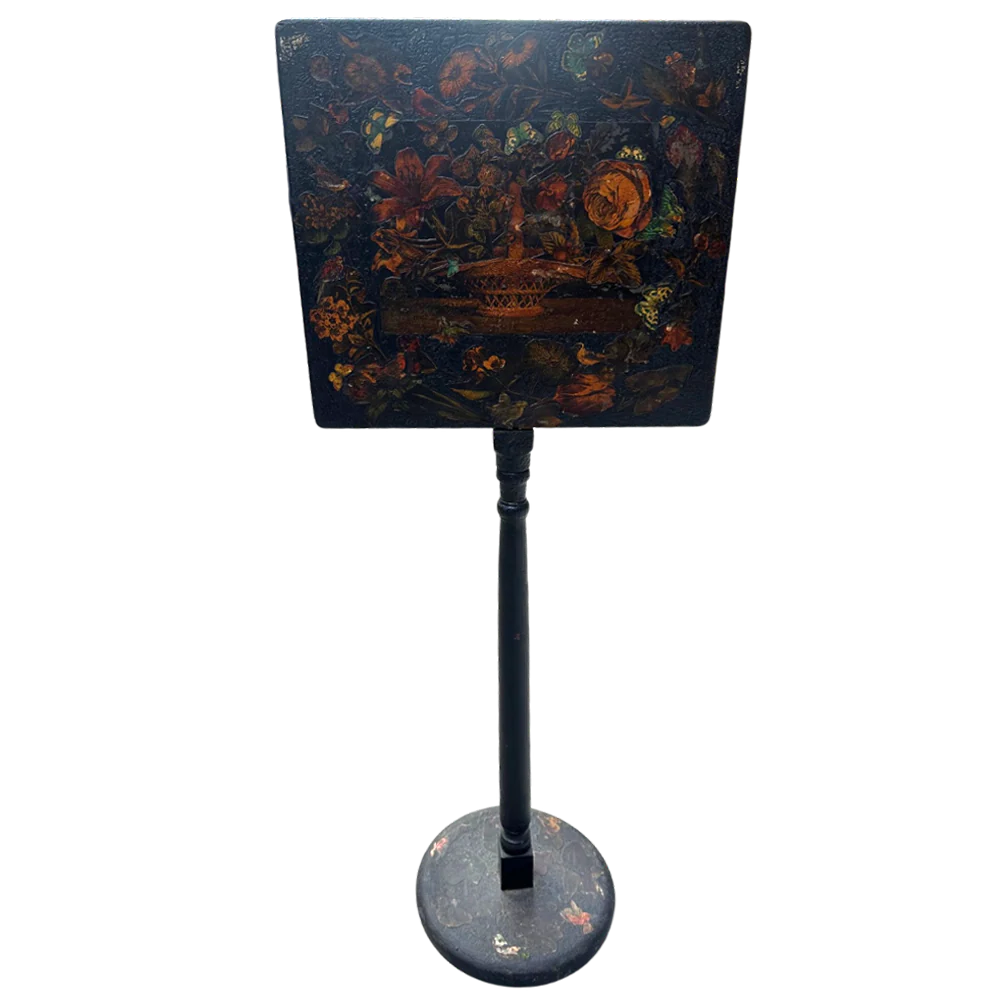 18th-century Decoupage Fire Screen
