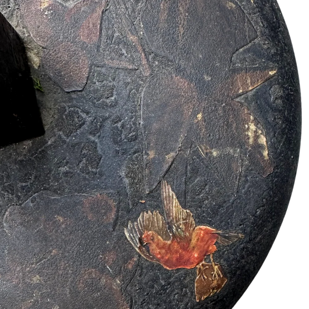 18th-century Decoupage Fire Screen - Image 4