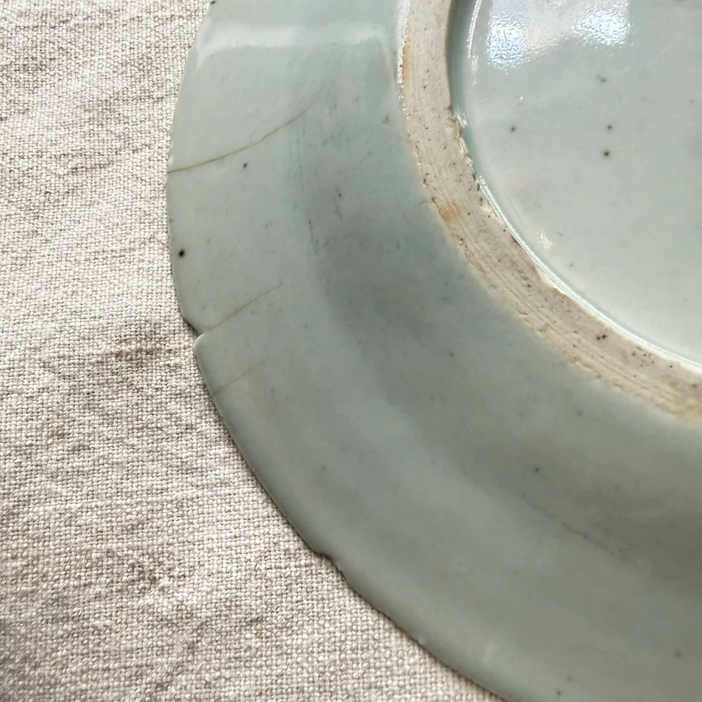 18th-century Delft Plate (#612) - Image 3