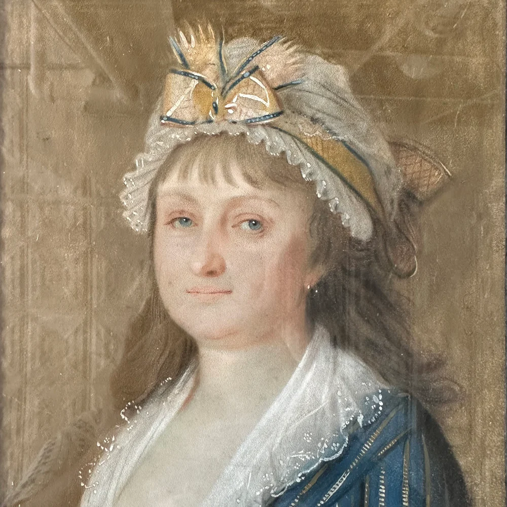 18th-century English Pastel Portrait of a Lady - Image 3
