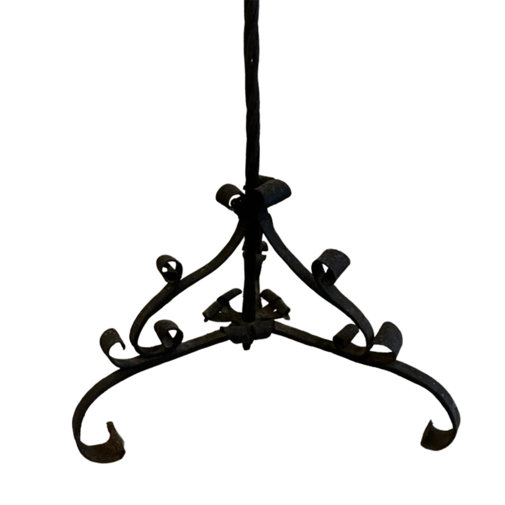 18th Century Wrought Iron Candelabra - Image 2