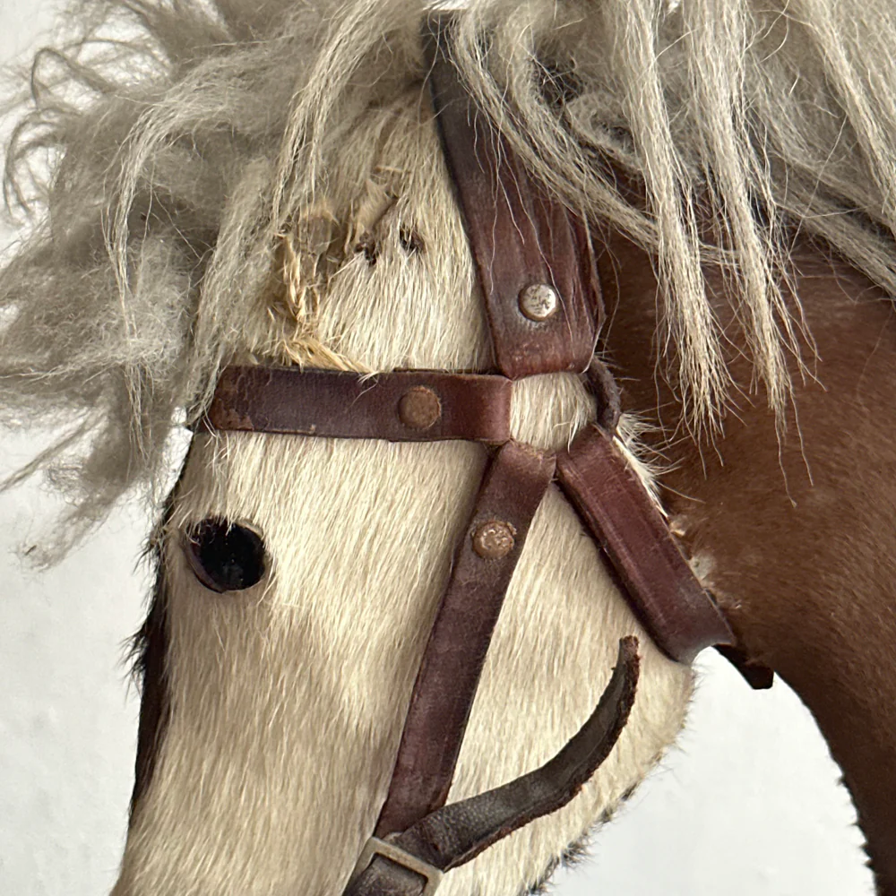 19th-century Austrian Toy Horse on Wheels - Image 10