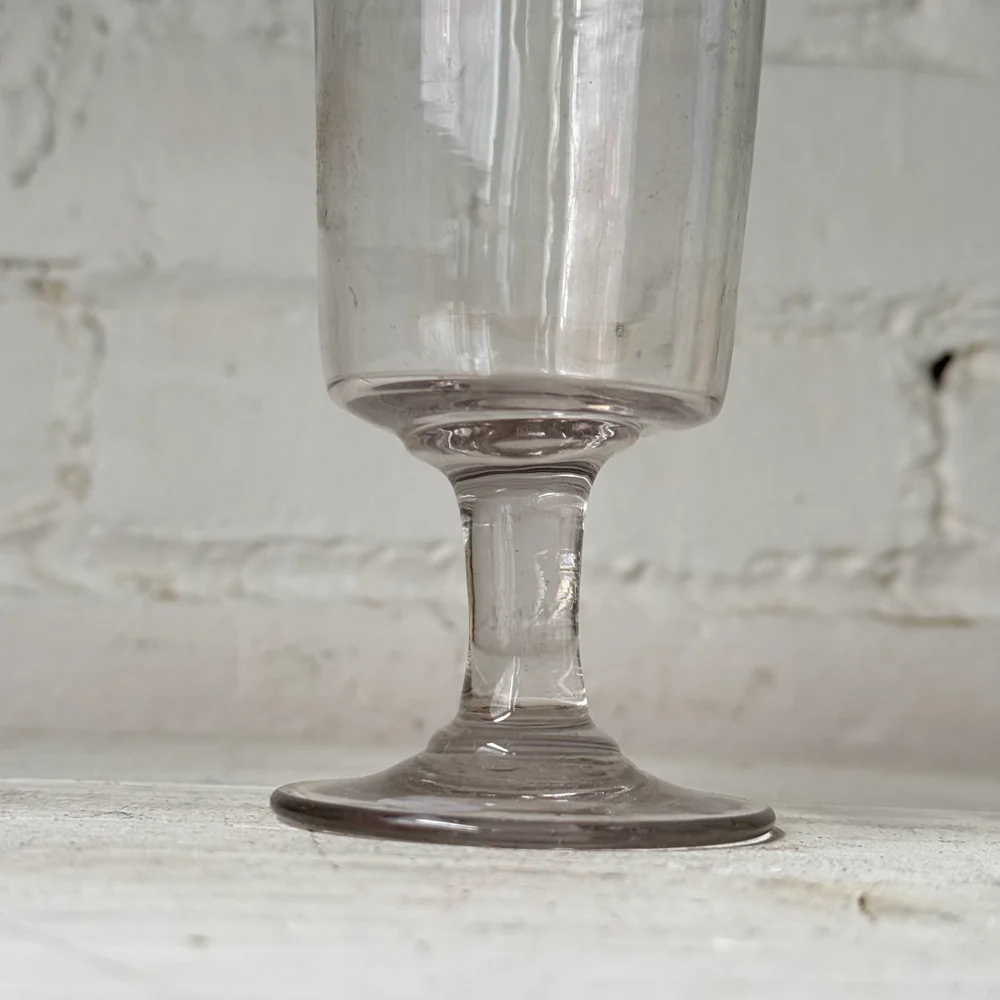 19th-century French Antique Wine Glass (#14) - Image 3