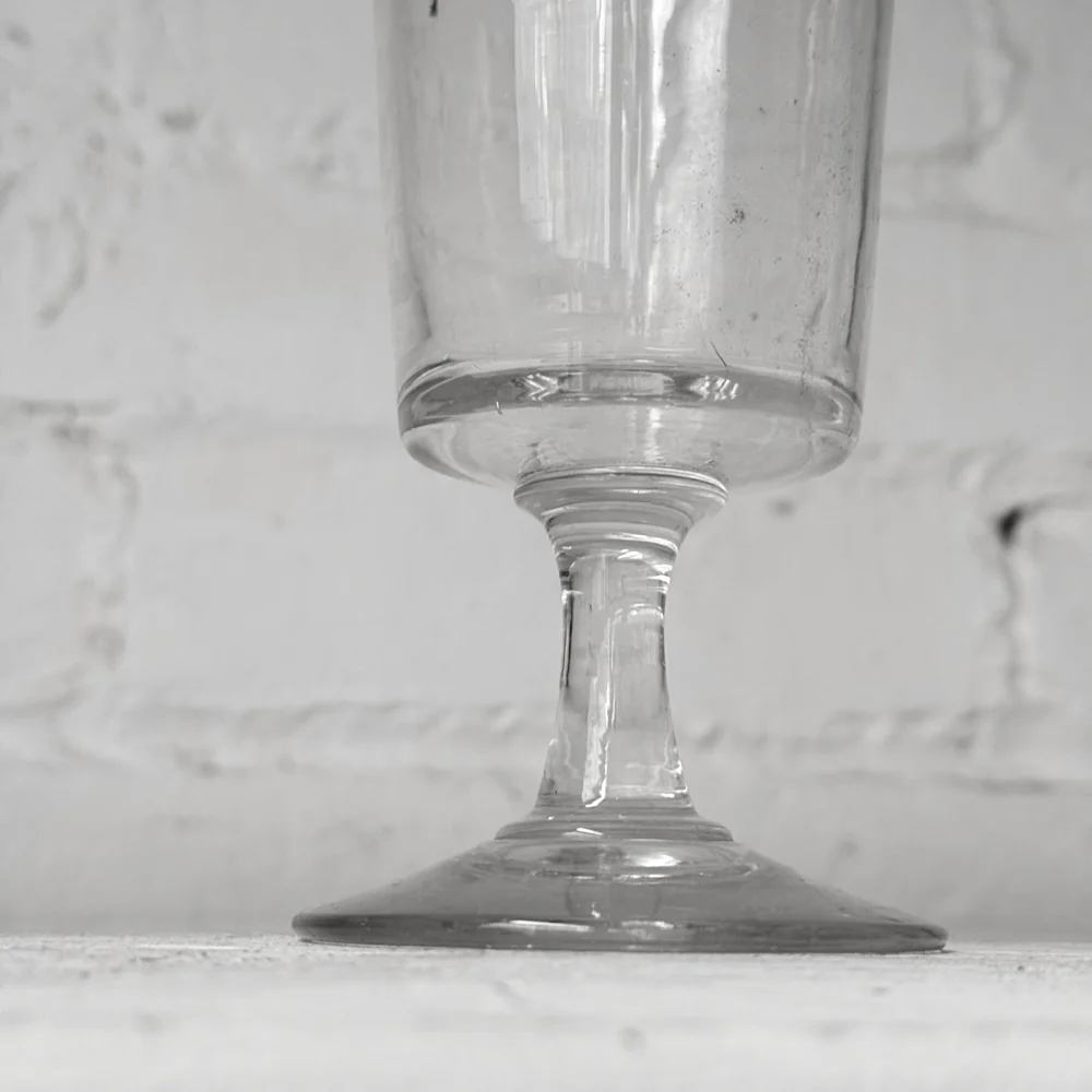 19th-century French Antique Wine Glass (#18) - Image 3