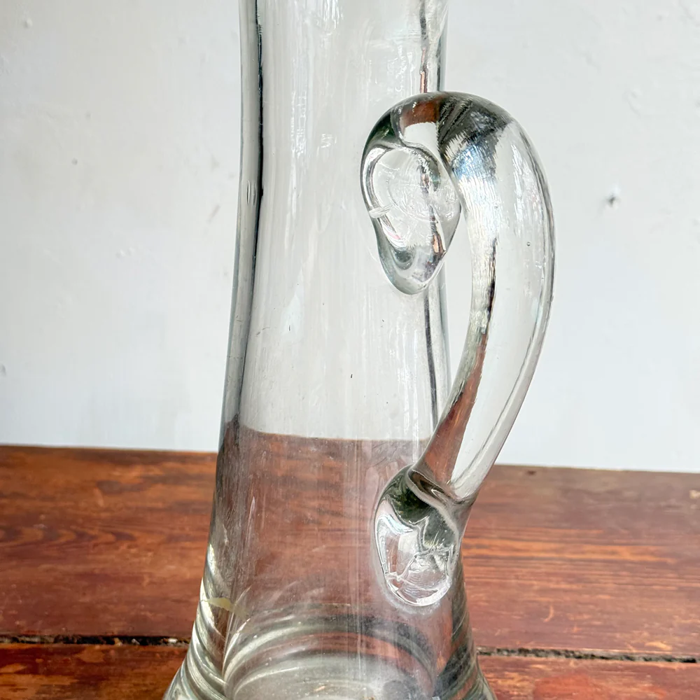 19th-century French Glass Pitcher (CD4) - Image 3