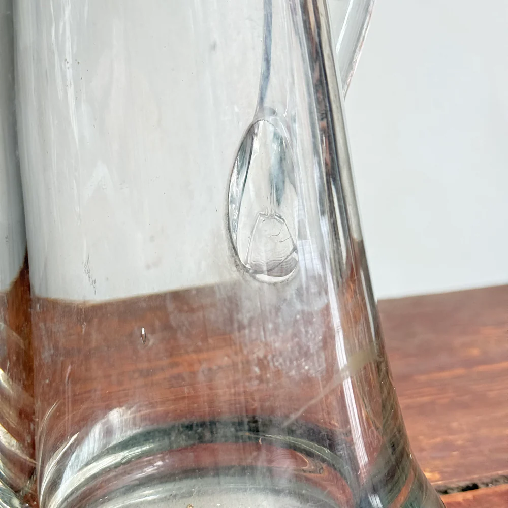 19th-century French Glass Pitcher (CD4) - Image 5