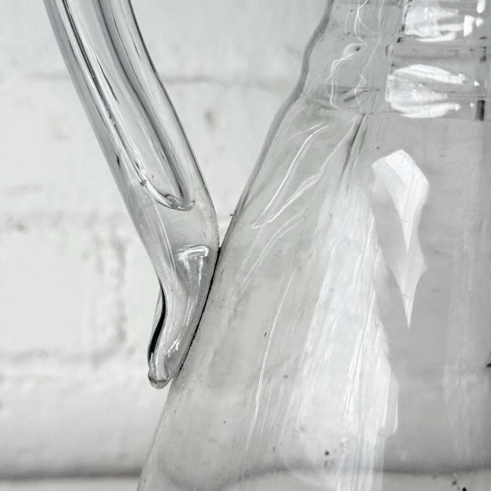19th-century French Glass Pitcher (CD3) - Image 3