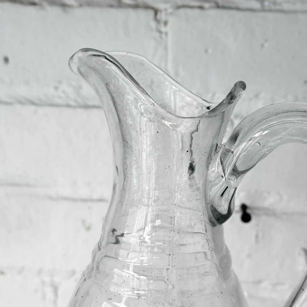 19th-century French Glass Pitcher (CD3) - Image 5