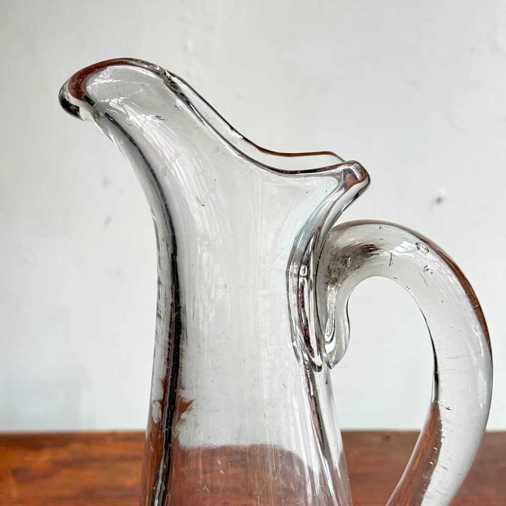 19th-century French Glass Pitcher (CD5) - Image 3