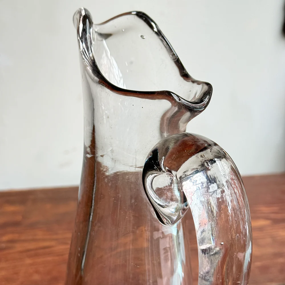 19th-century French Glass Pitcher (CD5) - Image 4