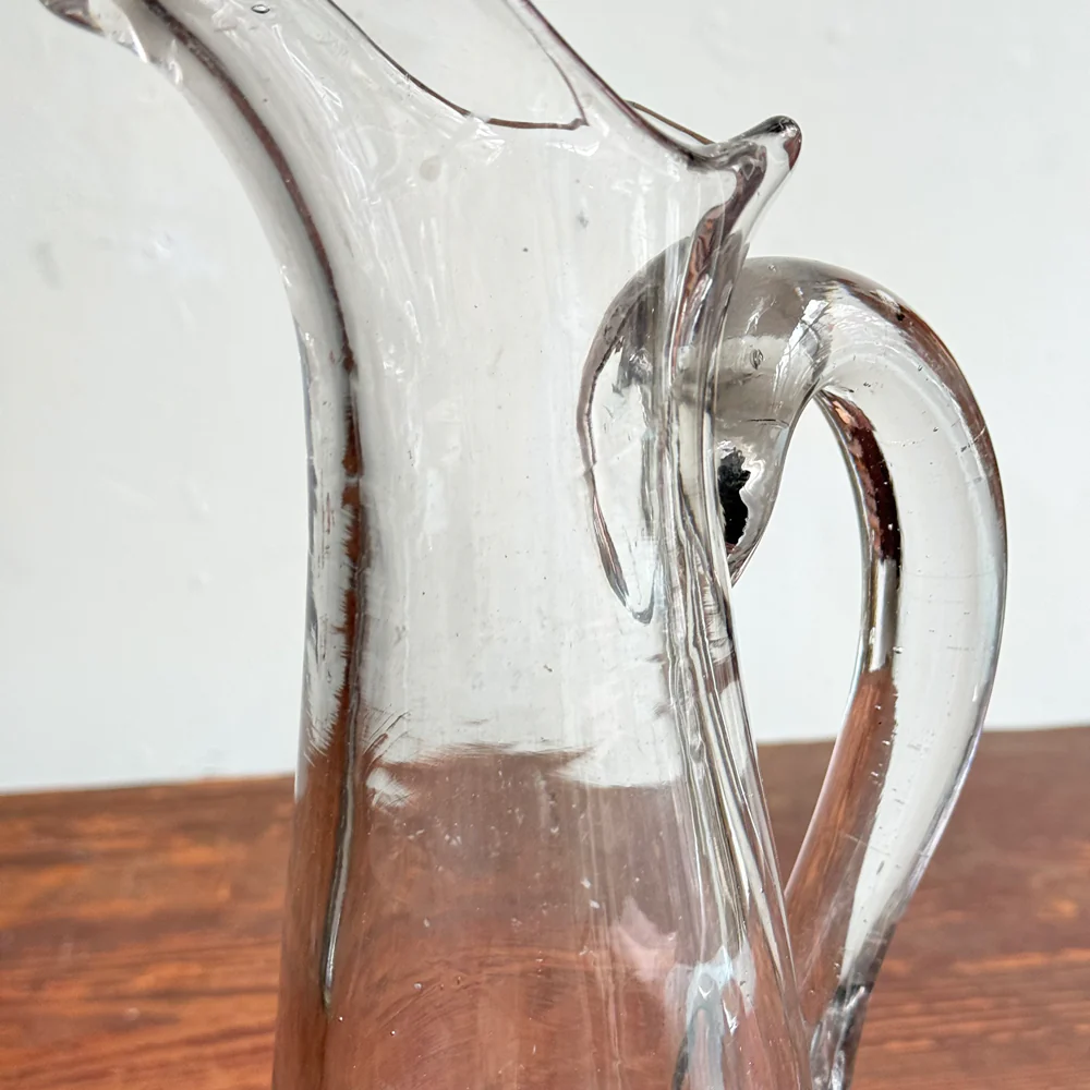 19th-century French Glass Pitcher (CD5) - Image 5