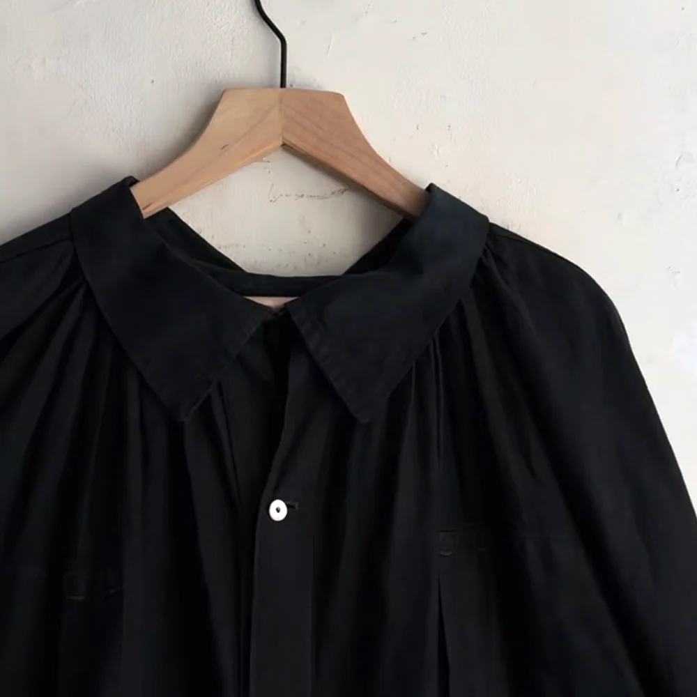 19th-century French Indigo Smock (#S-02) - Image 4