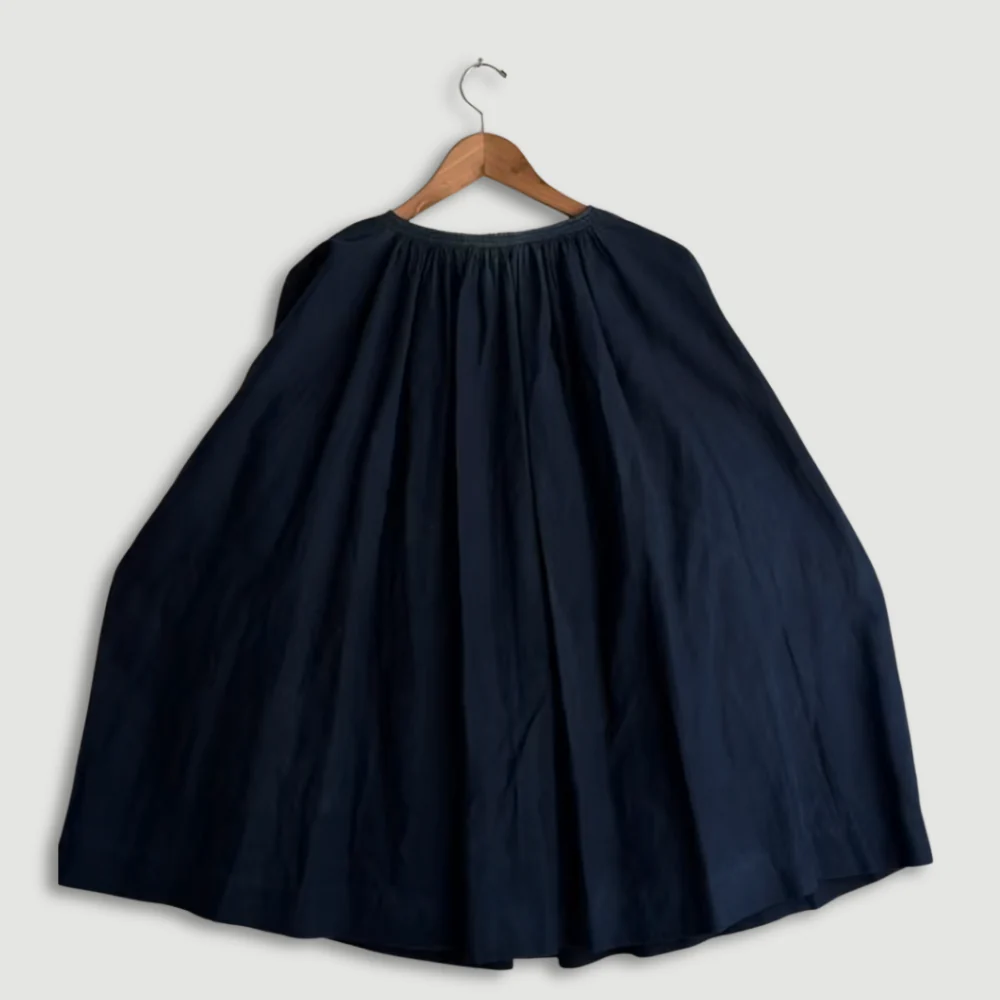 19th-century French Indigo Smock (#S-04) - Image 3