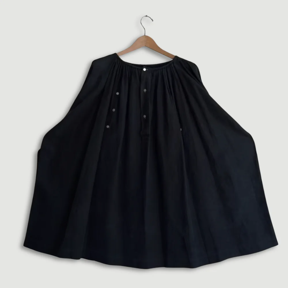 19th-century French Indigo Smock (#S-05) - Image 2