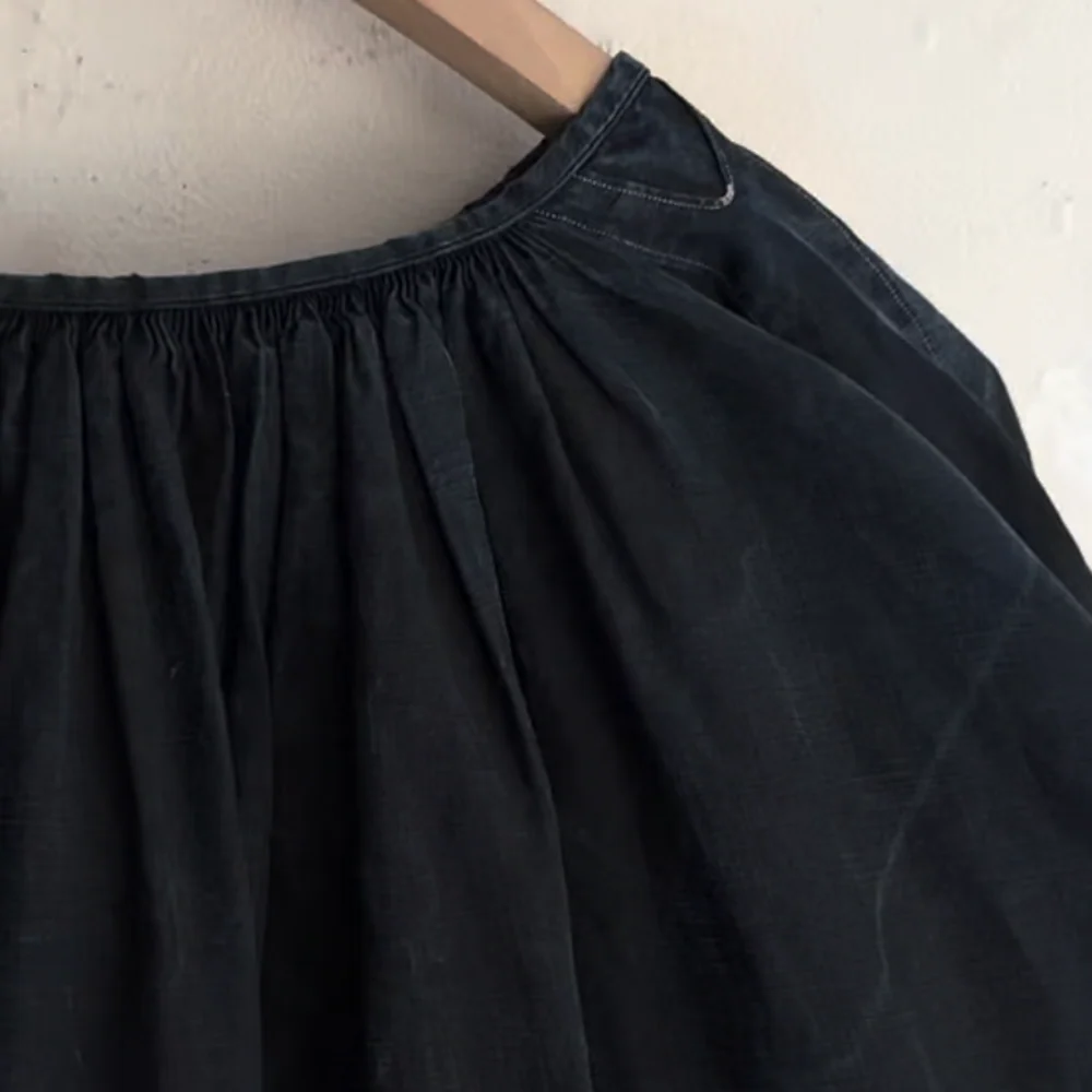 19th-century French Indigo Smock (#S-05) - Image 7