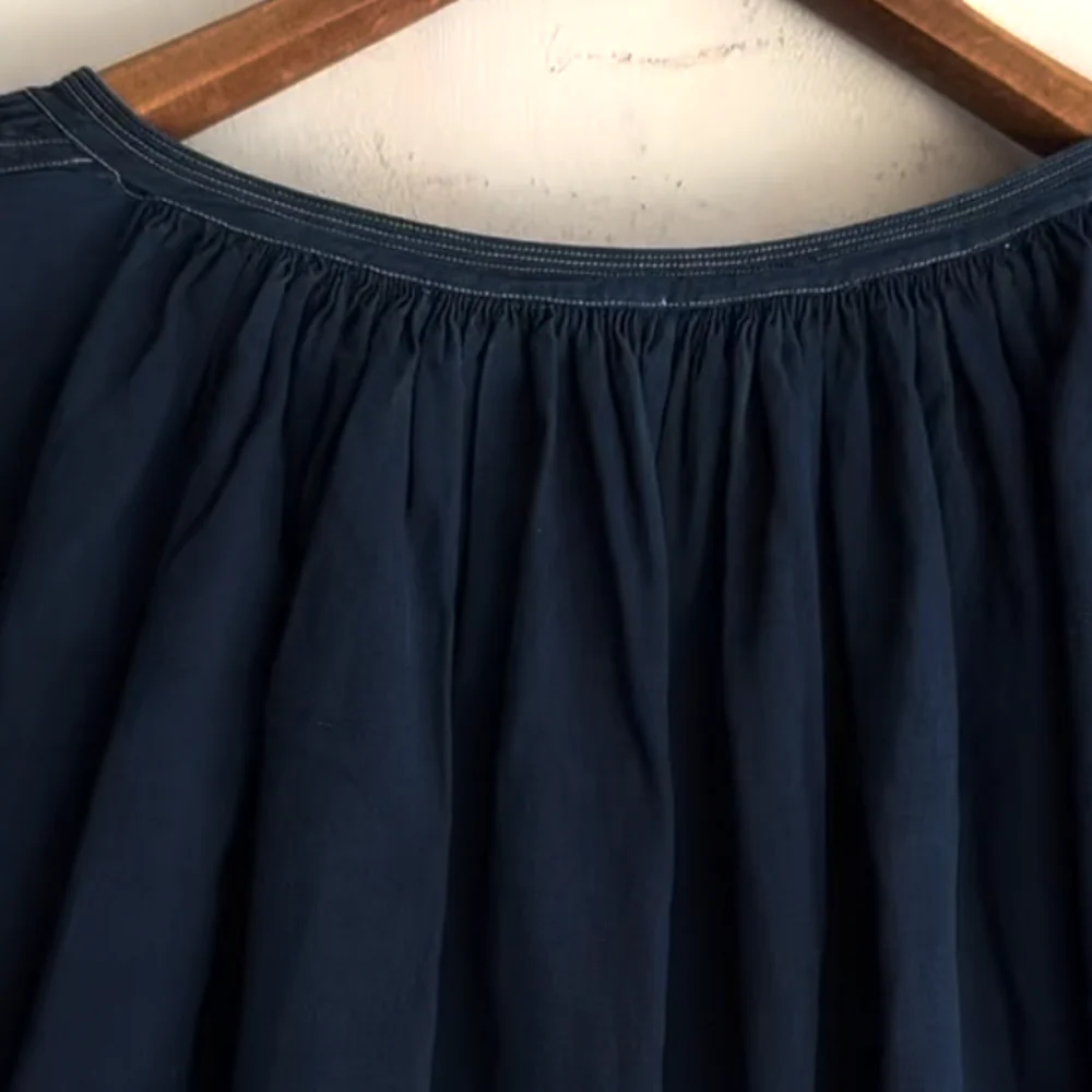 19th-century French Indigo Smock (#S-06) - Image 9