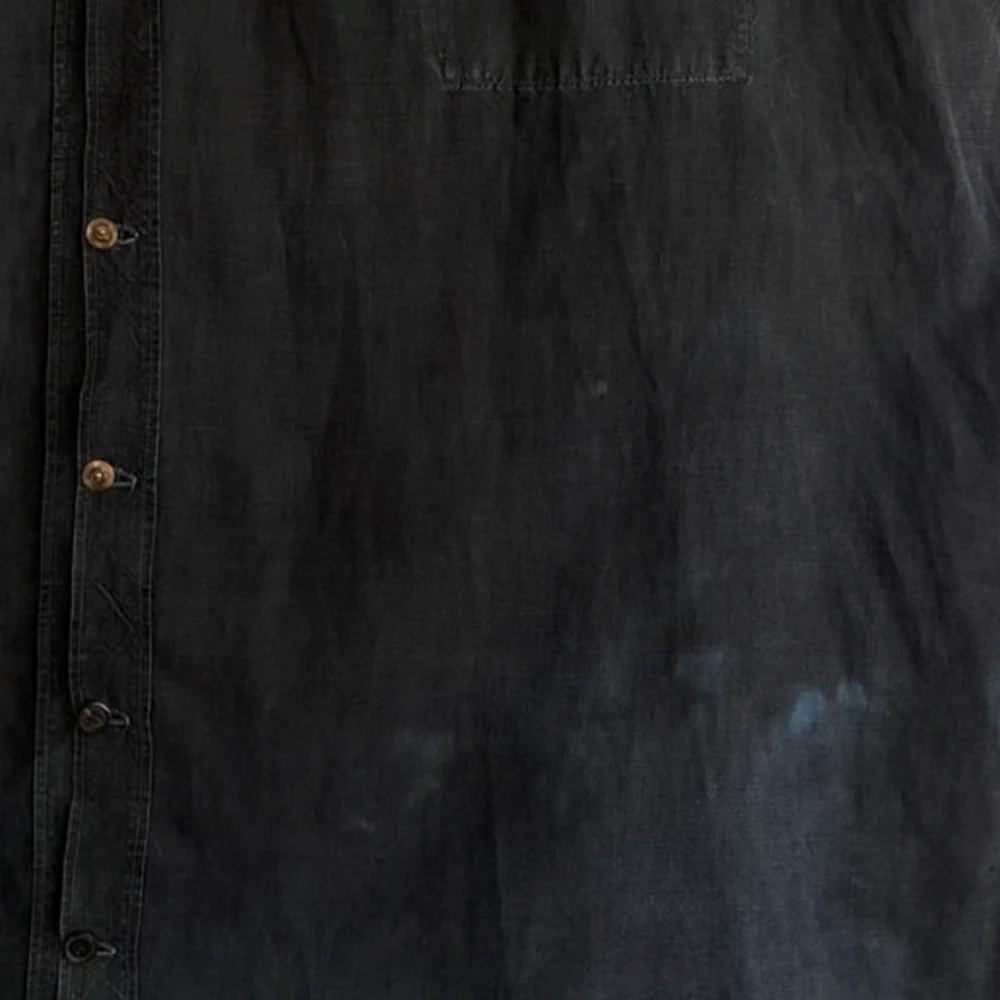 19th-century French Indigo Smock (#S-07) - Image 11