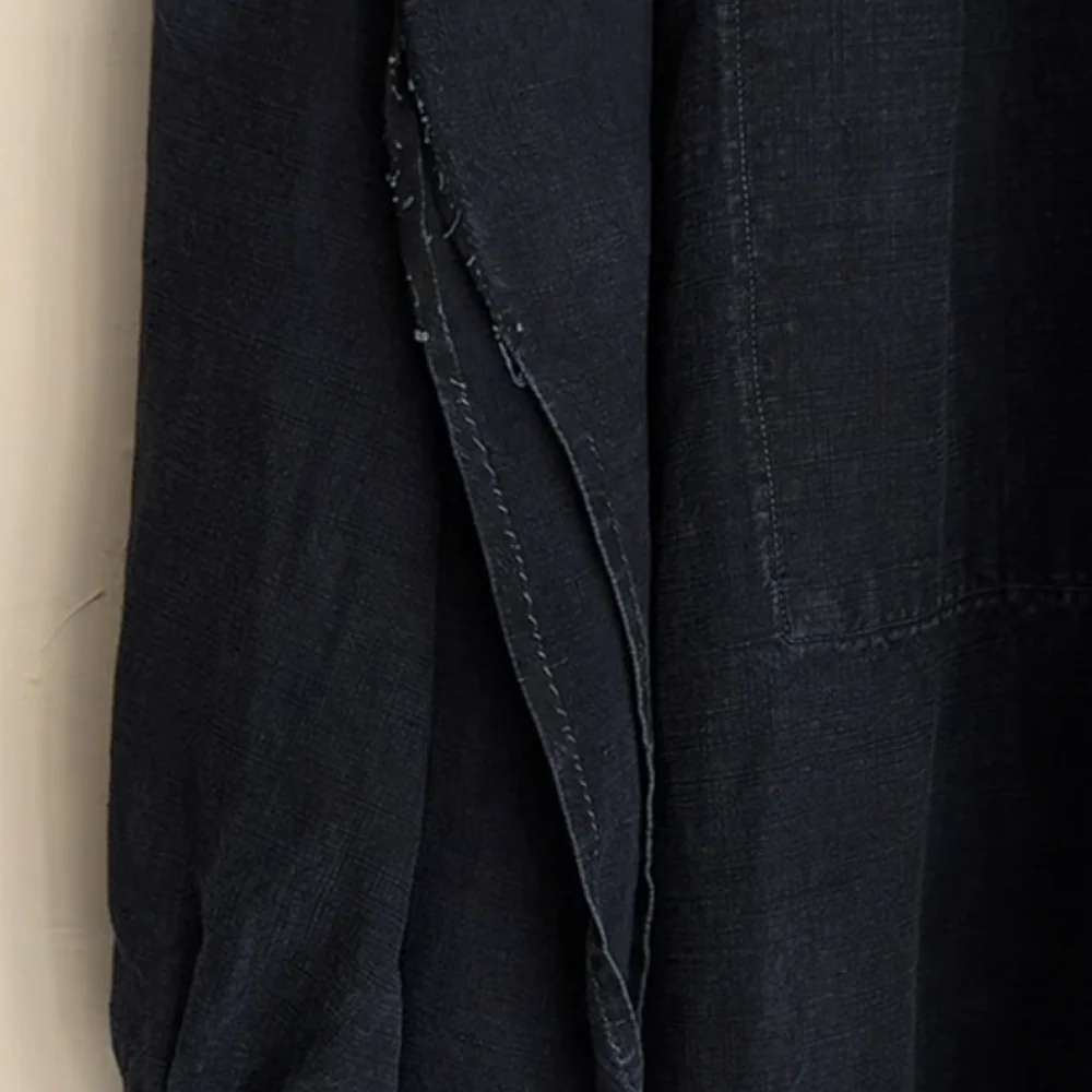 19th-century French Indigo Smock (#S-07) - Image 6