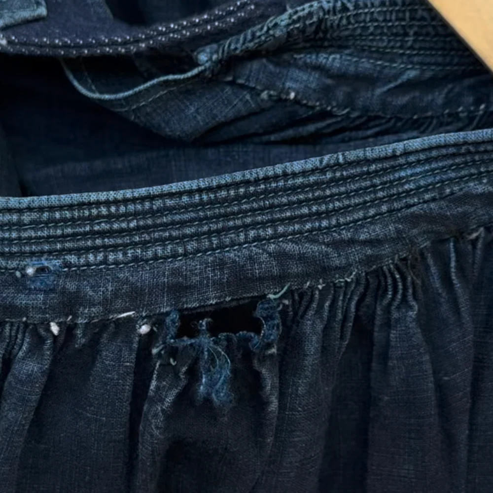 19th-century French Indigo Smock (#S-07) - Image 9