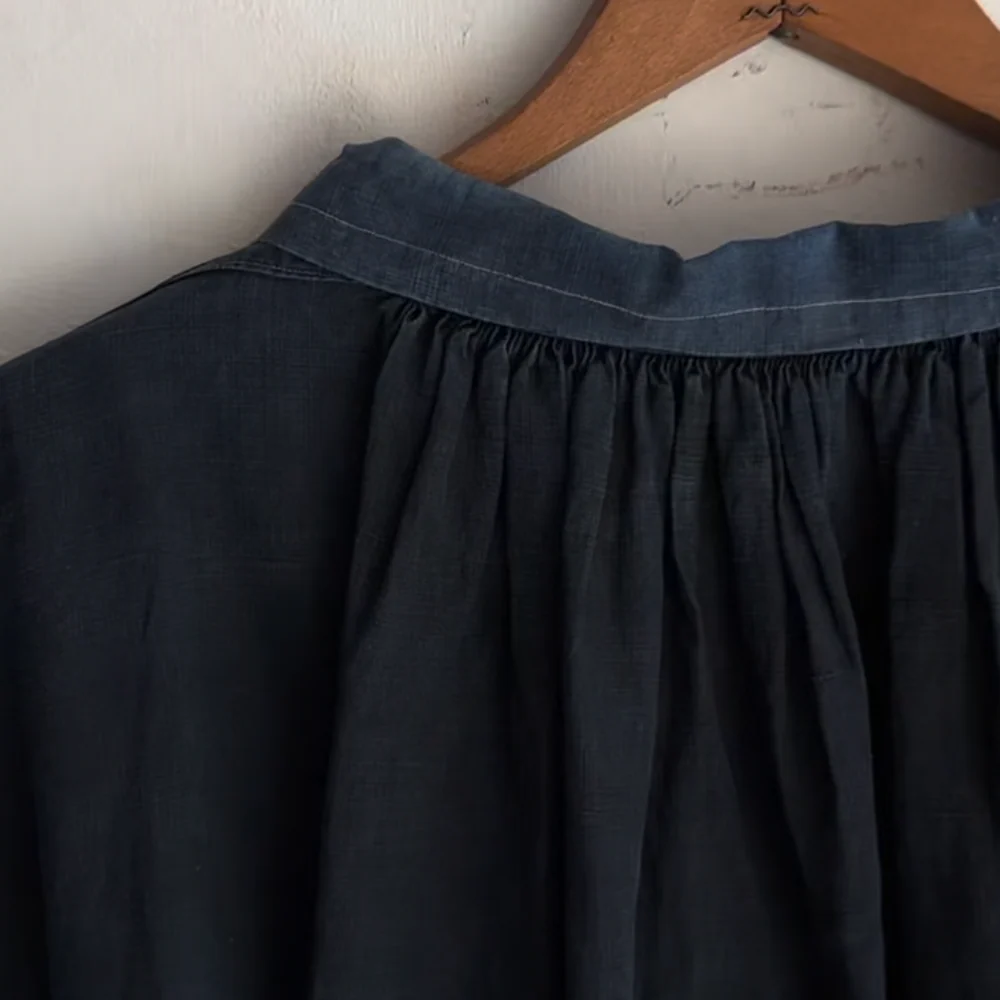 19th-century French Indigo Smock (#S-08) - Image 7