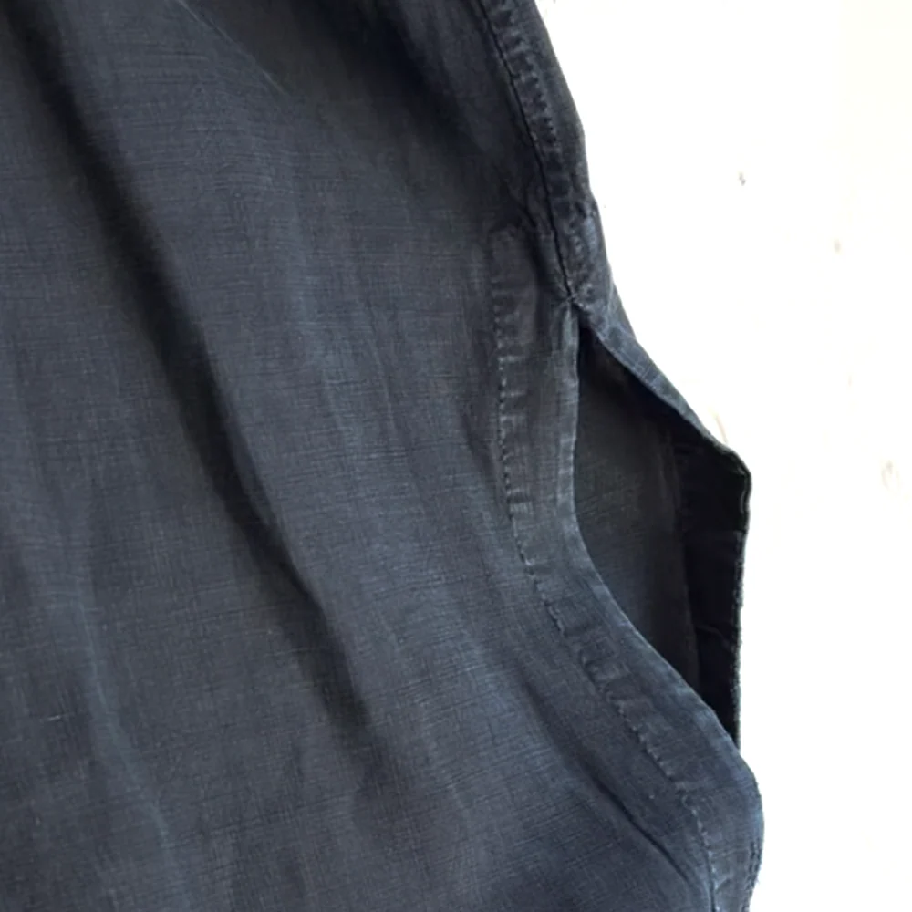 19th-century French Indigo Smock (#S-08) - Image 8