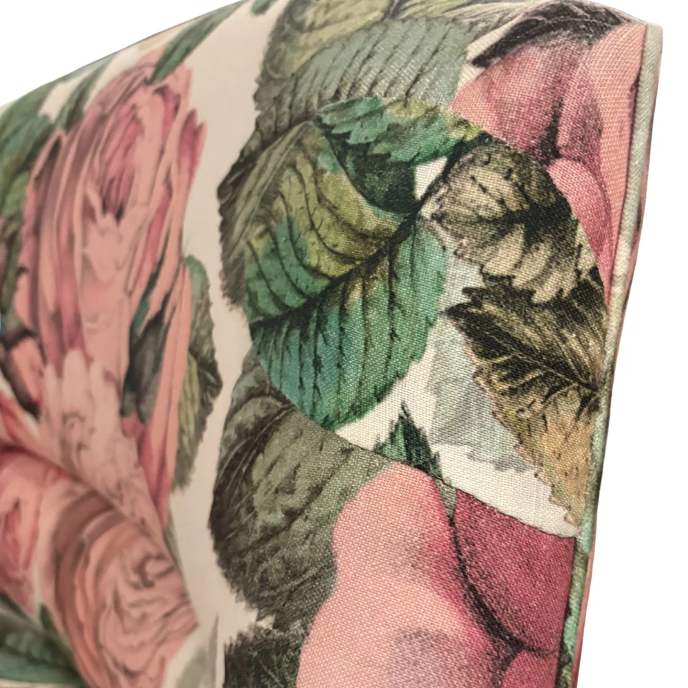 19th Century French Loveseat in John Derian for Designers Guild "The Rose Tuberose" Fabric - Image 4