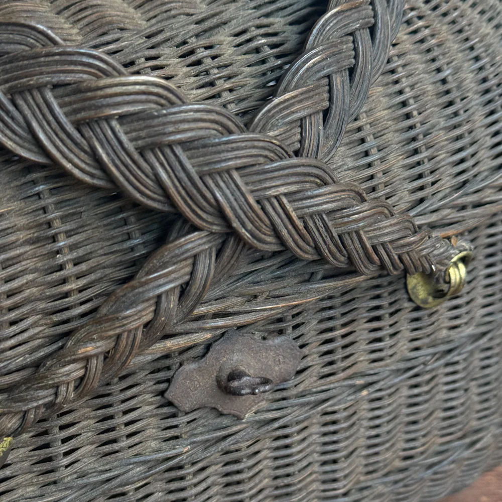 19th-Century French Market Basket (#2) - Image 4