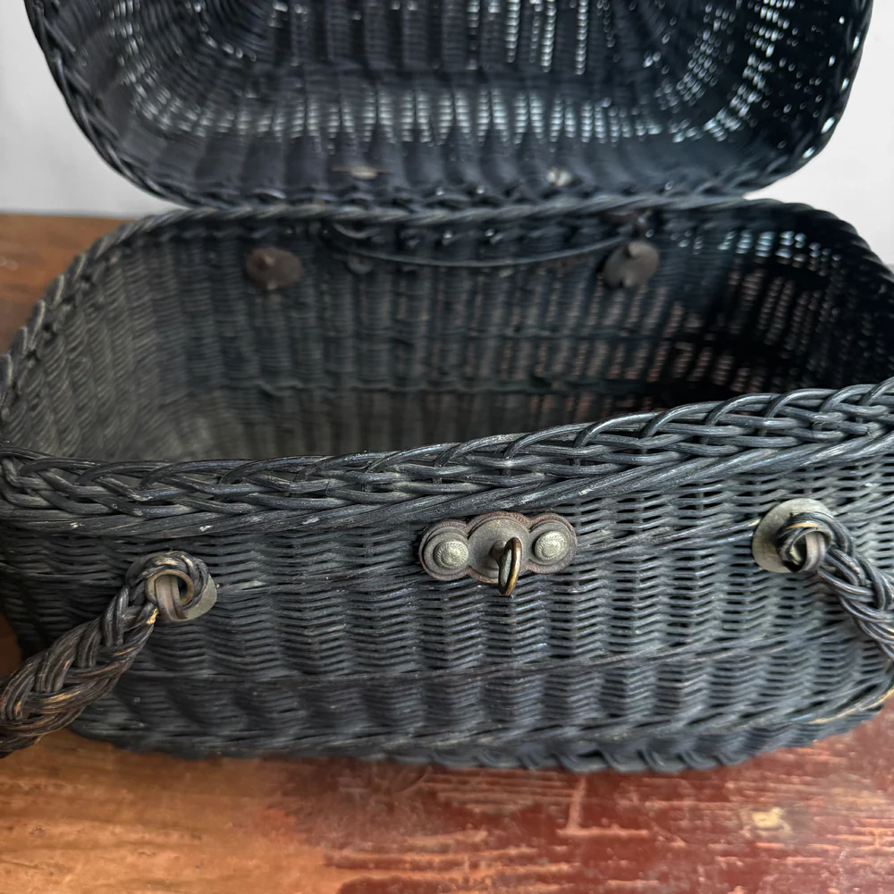 19th-Century French Market Basket (#5) - Image 9