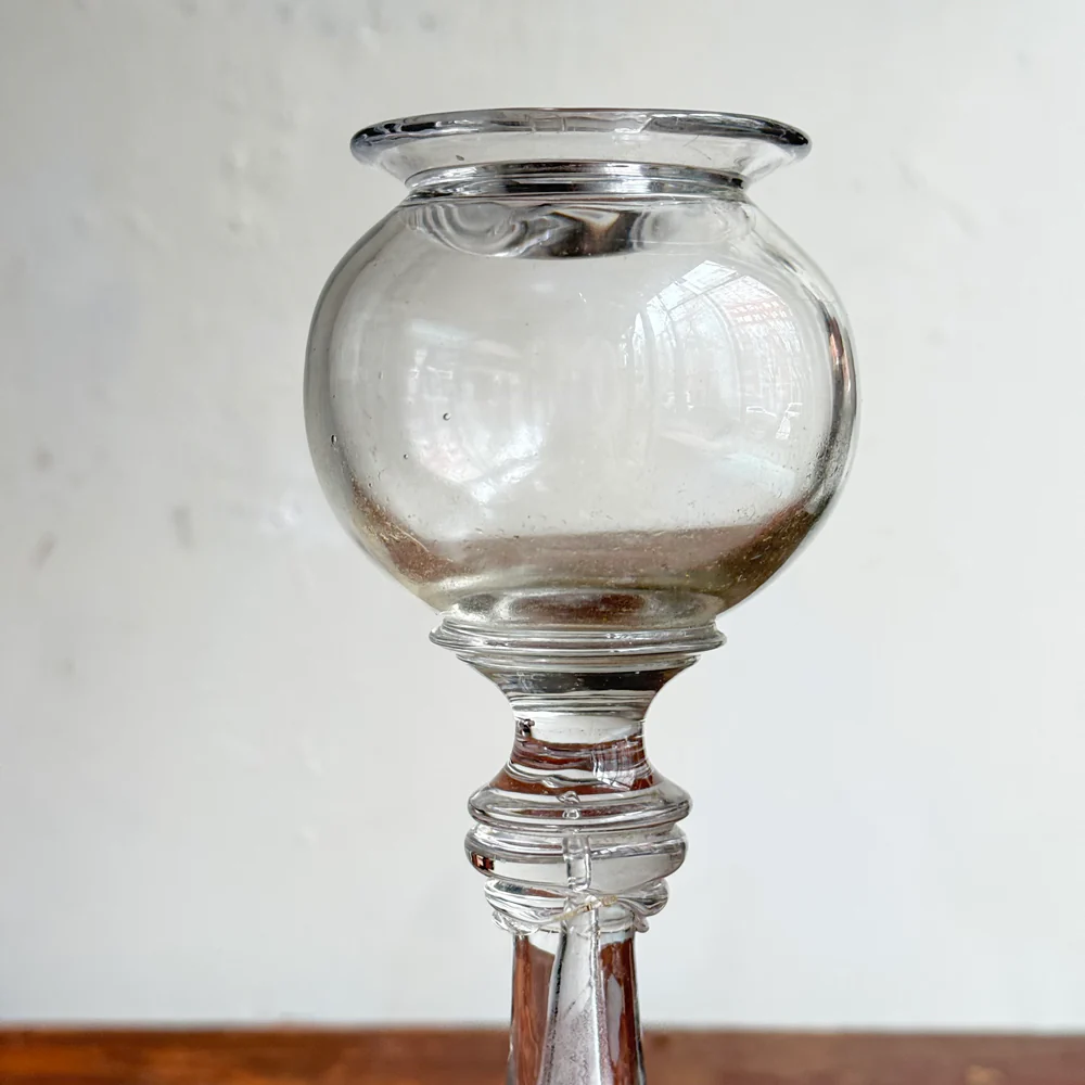 19th-century French Oil Lamp - Image 2