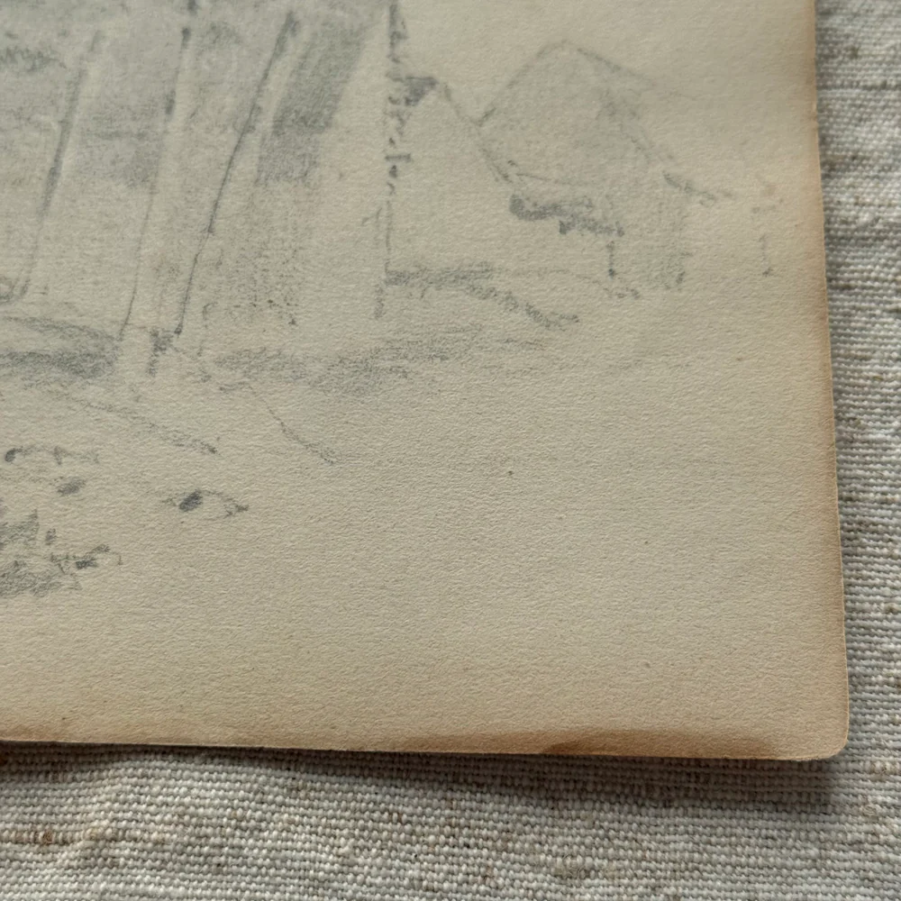 19th-century French Pencil Drawing by Alphonse Baril (#19) - Image 5