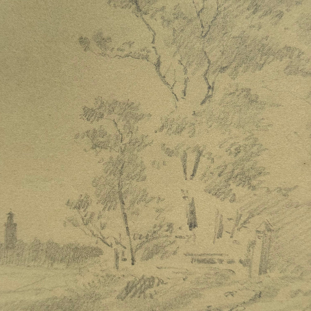 19th-century French Pencil Drawing by Alphonse Baril (#33) - Image 2