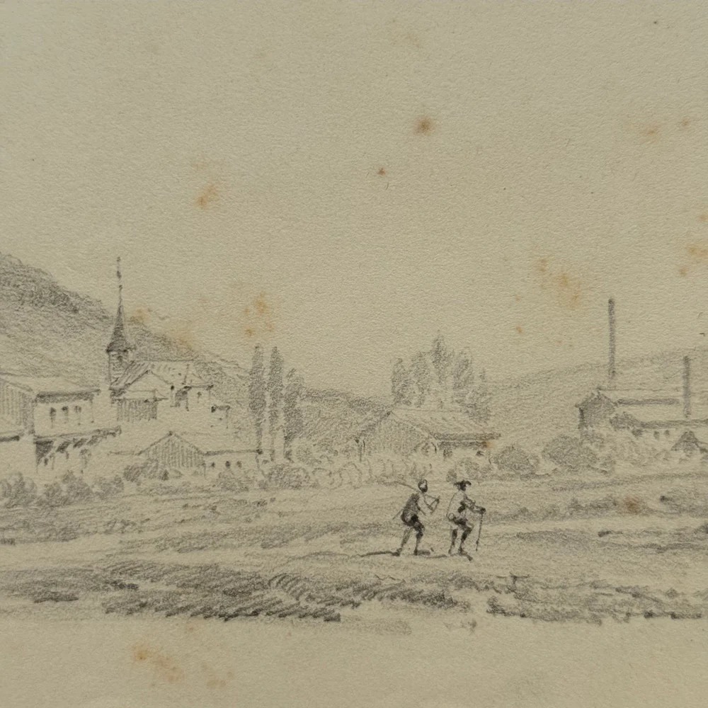 19th-century French Pencil Drawing by Alphonse Baril (#36) - Image 2