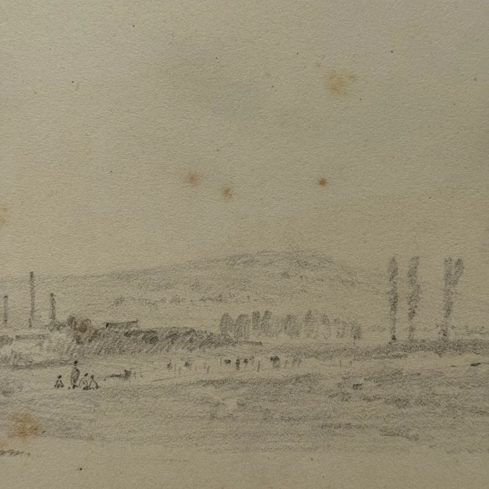 19th-century French Pencil Drawing by Alphonse Baril (#36) - Image 3