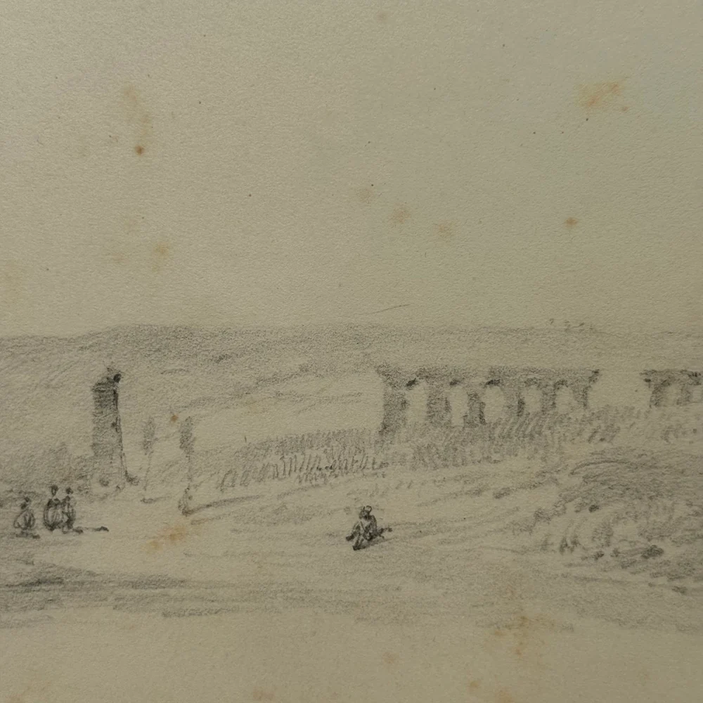 19th-century French Pencil Drawing by Alphonse Baril (#37) - Image 3