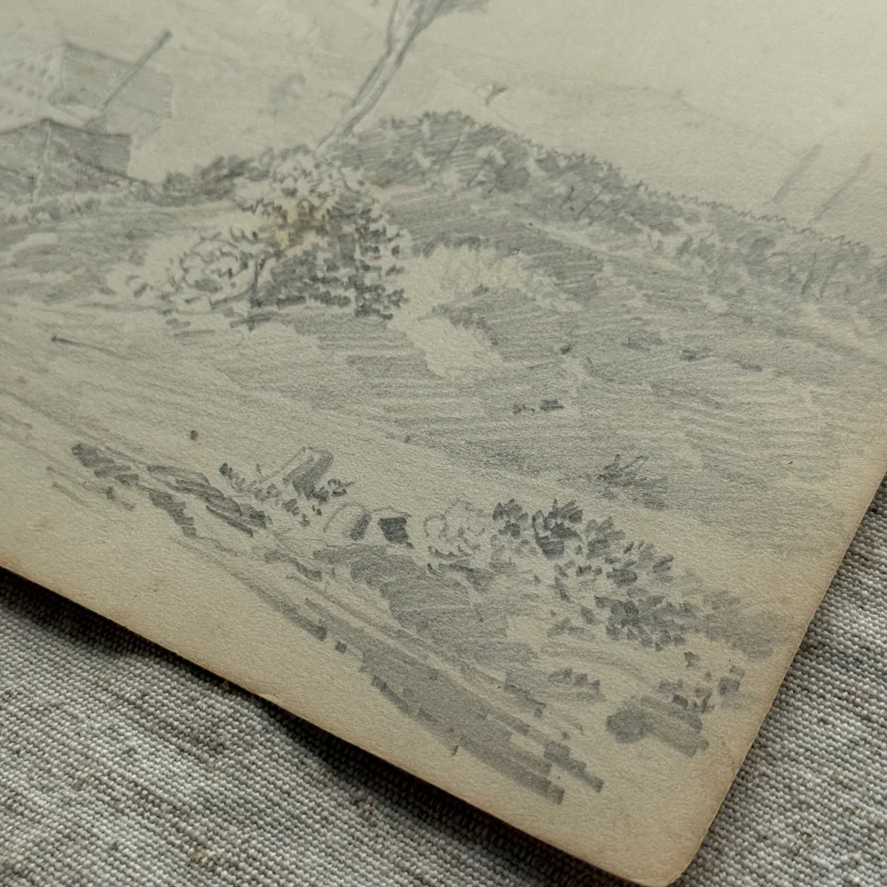 19th-century French Pencil Drawing by Alphonse Baril (#78) - Image 4