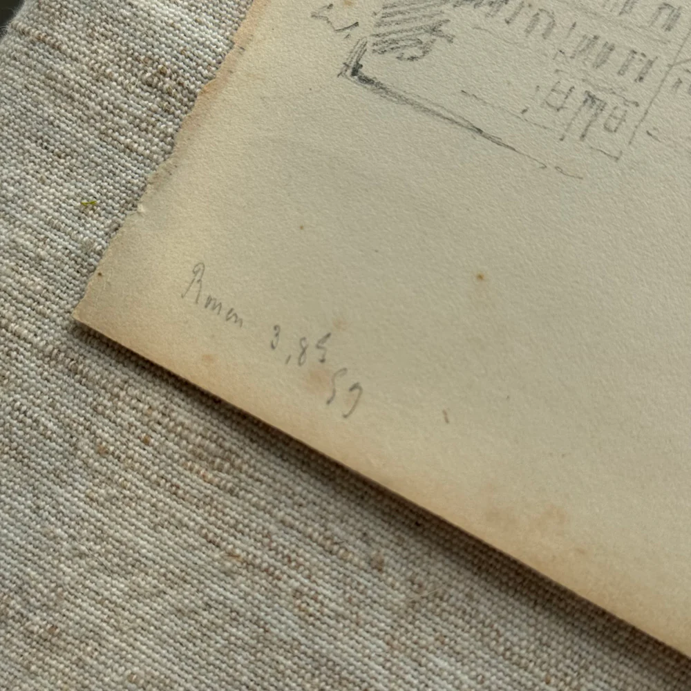 19th-century French Pencil Drawing by Alphonse Baril (#81) - Image 4