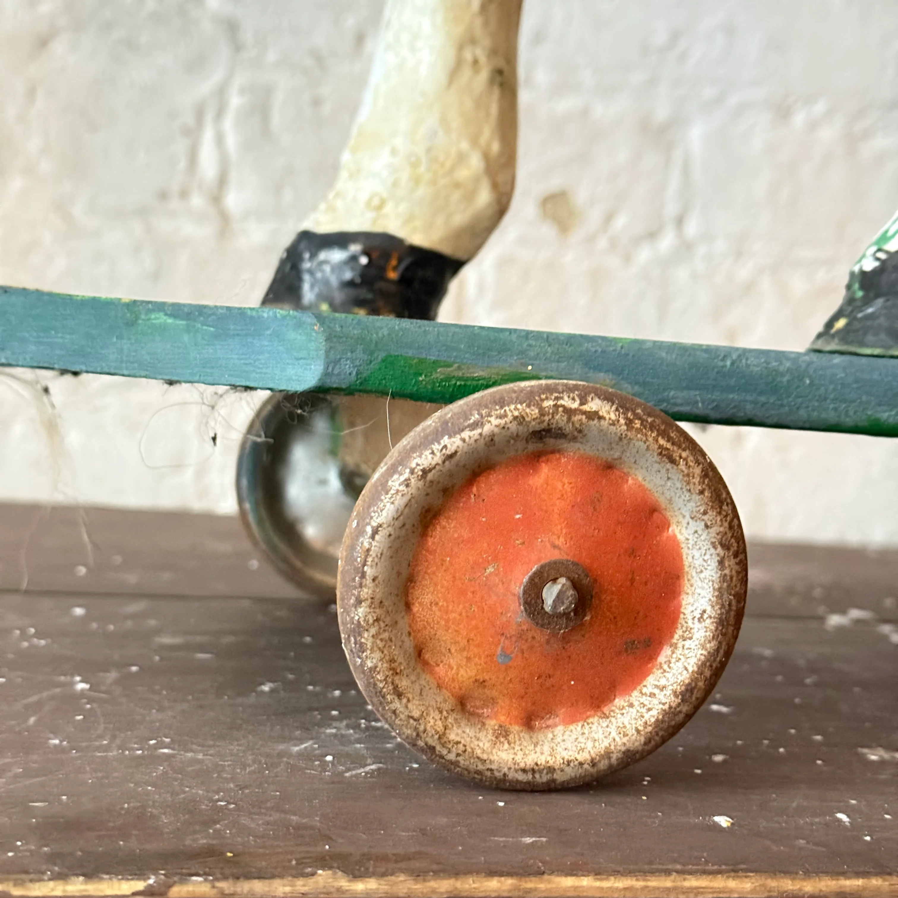 19th-century French Toy Horse on Wheels - Image 6