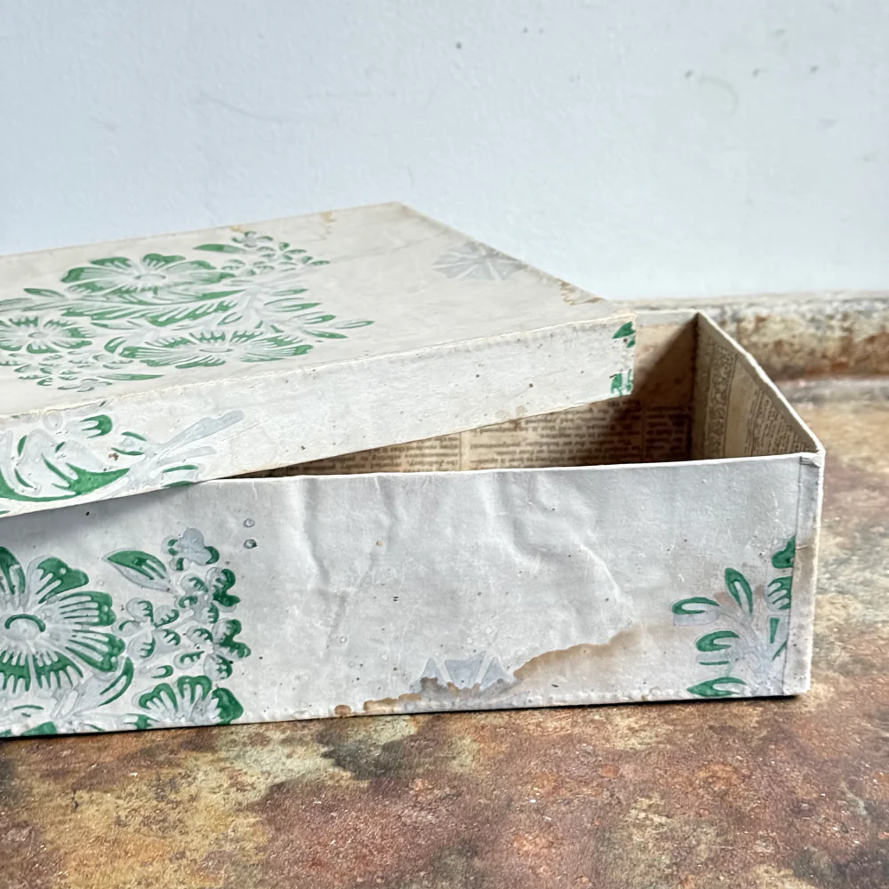 19th-century Handmade Paper Box - Image 14
