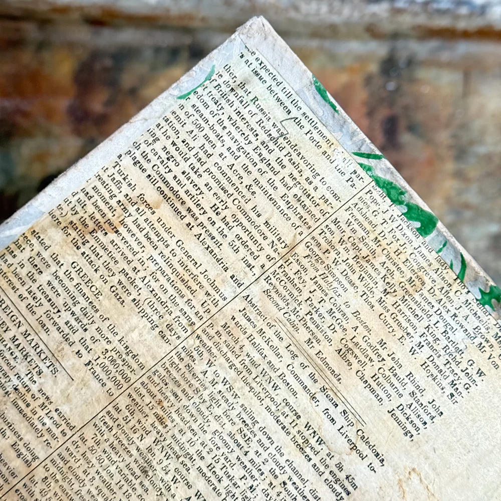 19th-century Handmade Paper Box - Image 6