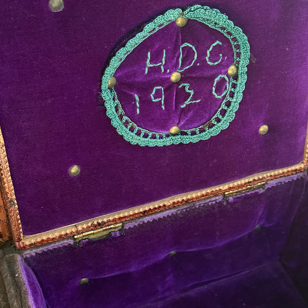 20th-century Tramp Art Box - Image 5
