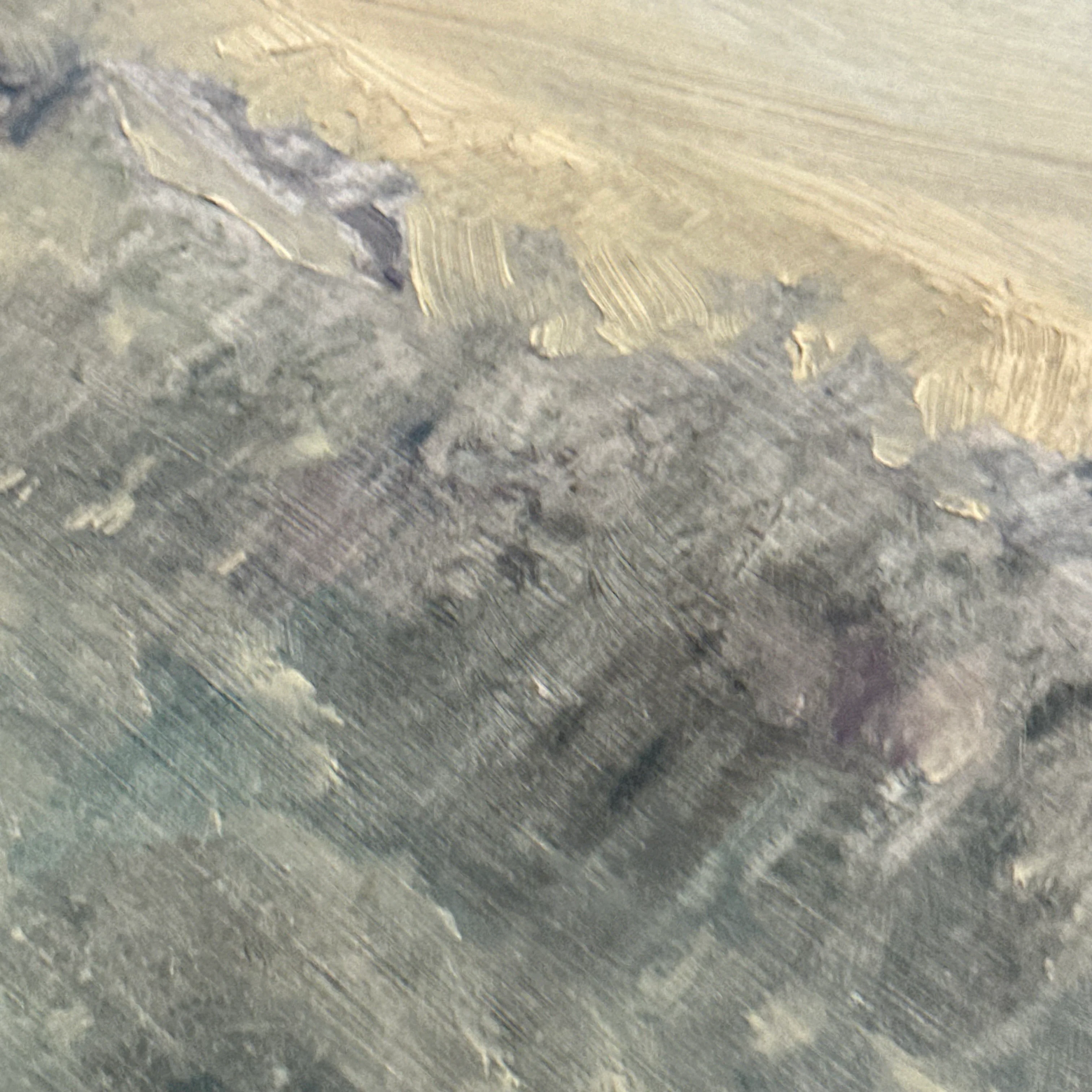 20th-century USA Landscape Painting "Blowing Snow" by Clementine Collum - Image 4