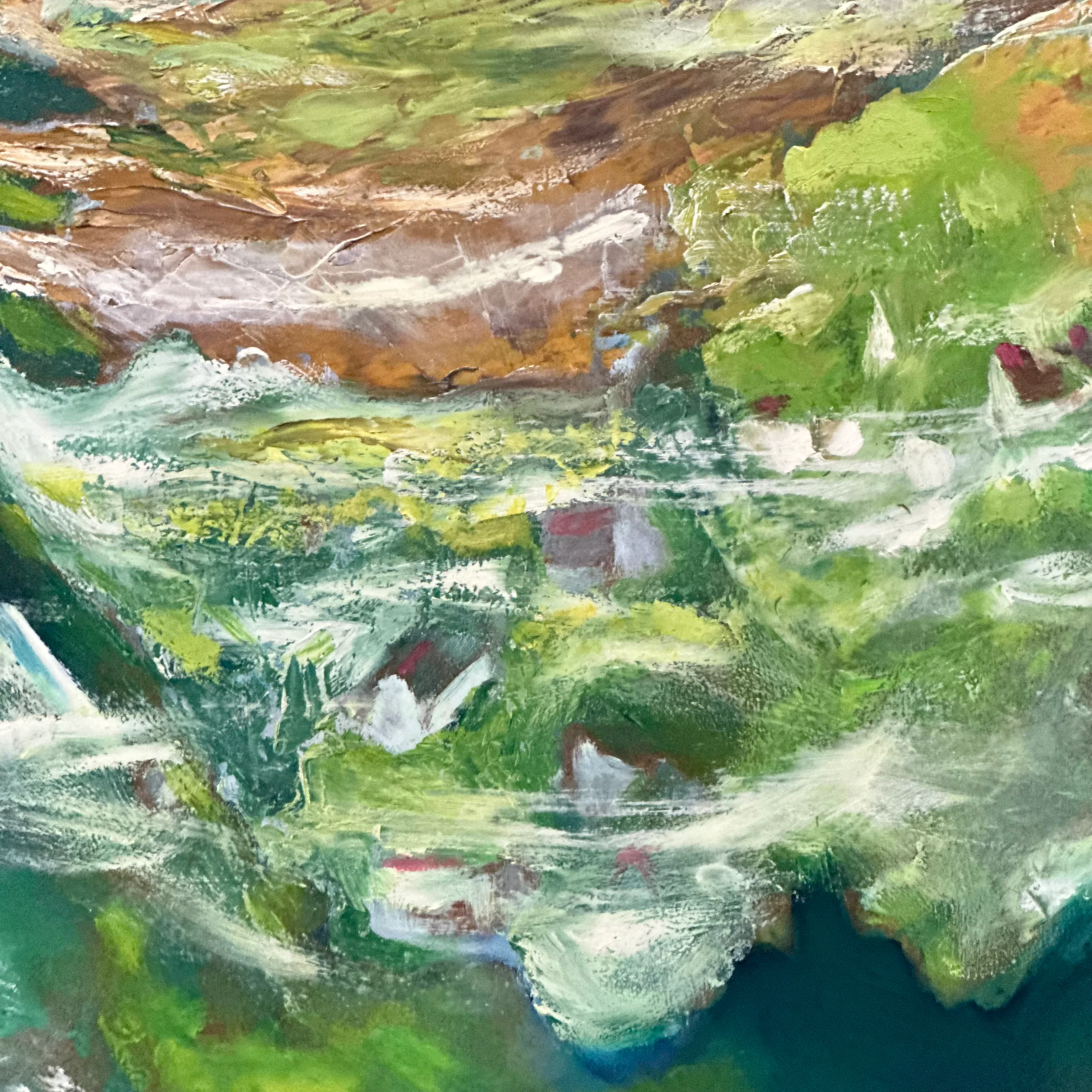 20th-century USA Landscape Painting "Spring Take the Glen II" by Clementine Collum - Image 2