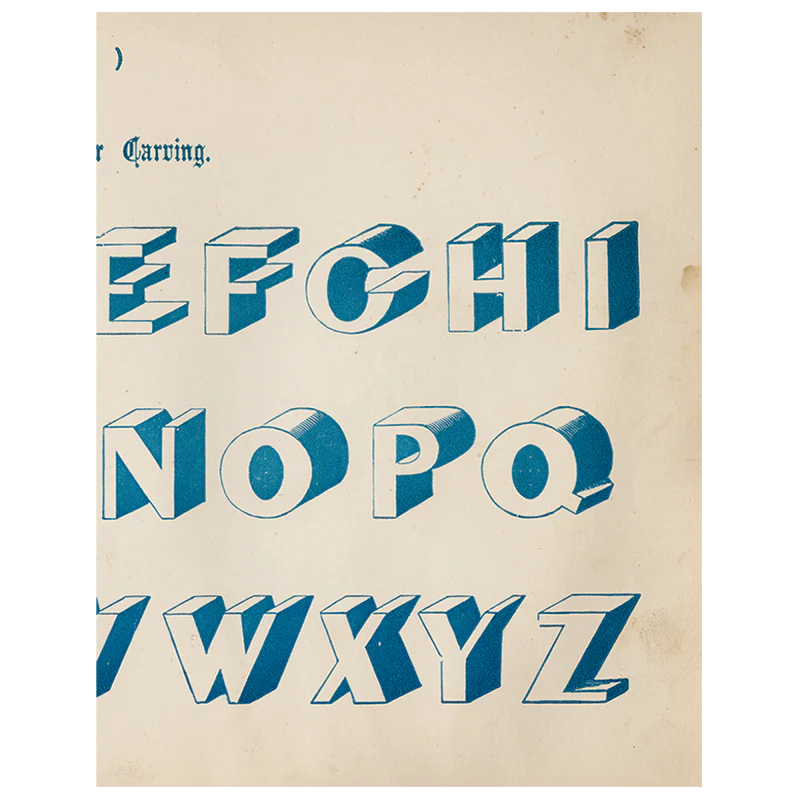 Egyptian for Carving (Modern Alphabets) (p 234)